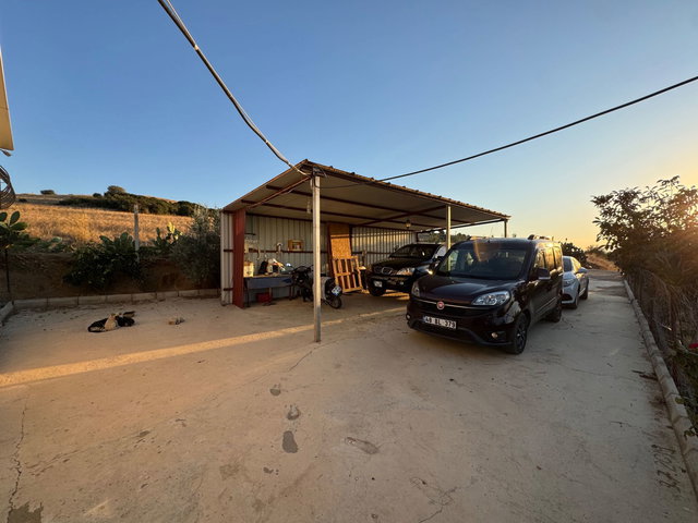 TİRE ESKİOBA’DA 13.154 M² MÜSTAKİL PARSELDE BAHÇELİ 2+1 MÜSTAKİL EV