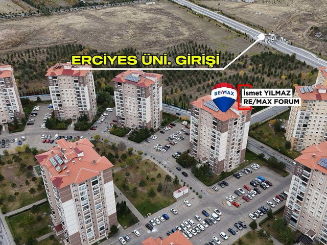 TALAS YENİDOĞAN ERCİYES ÜNİVERSİTESİ TOKİ KÜME EVLERDE SATILIK 3+1 DAİRE