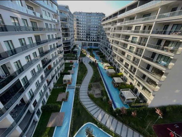 MOPAŞ BAHÇE EVLER BÜYÜK HAVUZ-PEYZAJ CEPHELİ SATILIK 1+1 DAİRE