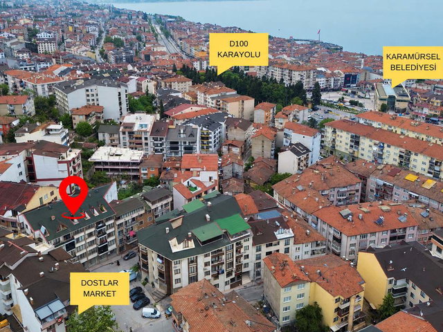 REMAX KANYON'DAN SARIKUM'DA KİRALIK 2+1 ÇATI DUBLEKSİ.