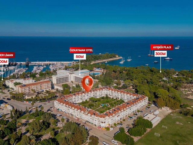 KEMER KERVANSARAY SİTESİNDE SATILIK 4+1 DUBLEKS