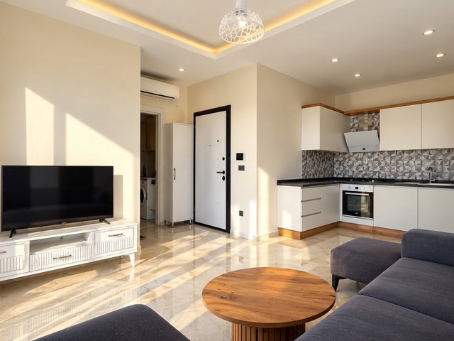 ALANYA DEMİRTAŞTA EŞYALI 1+1 SATILIK DAİRE