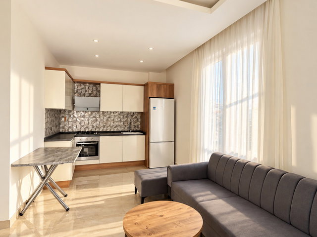ALANYA DEMİRTAŞTA EŞYALI 1+1 SATILIK DAİRE
