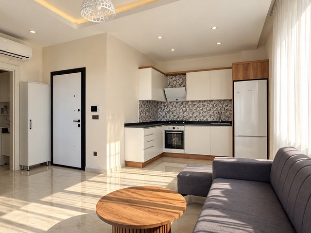 ALANYA DEMİRTAŞTA EŞYALI 1+1 SATILIK DAİRE