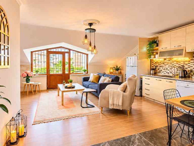 ATAŞEHİR AŞIKVEYSEL'DE KİRALIK EŞYALI TERASLI 1+1 DAİRE
