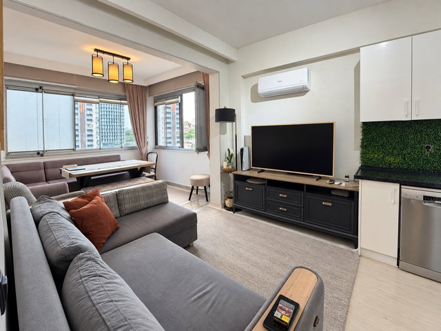 ÇİFTLİKKÖYDE 2+1 EBEVEYN BANYOLU SATILIK KÖŞE DAİRE