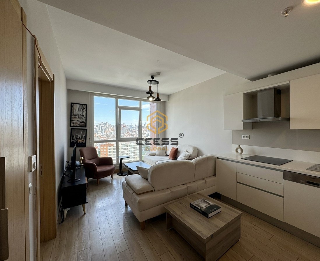 GÜNEŞLİ NUROL PARK'TA EŞYALI SATILIK 1+1 DAİRE
