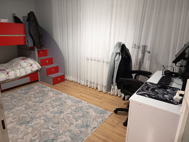 Demirkapı Akşemsettin lise karşı satılık 2+1 yüksek giriş kat