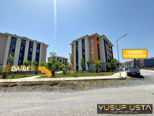 YUSUF USTA GAYRİMENKUL'DEN TOKİ KONUTLARINDA 3+1 KİRALIK DAİRE