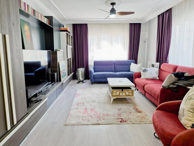 Ulufer'den Site İçi, Eşyalı, Otoparklı, Kiralık 3+1 Daire