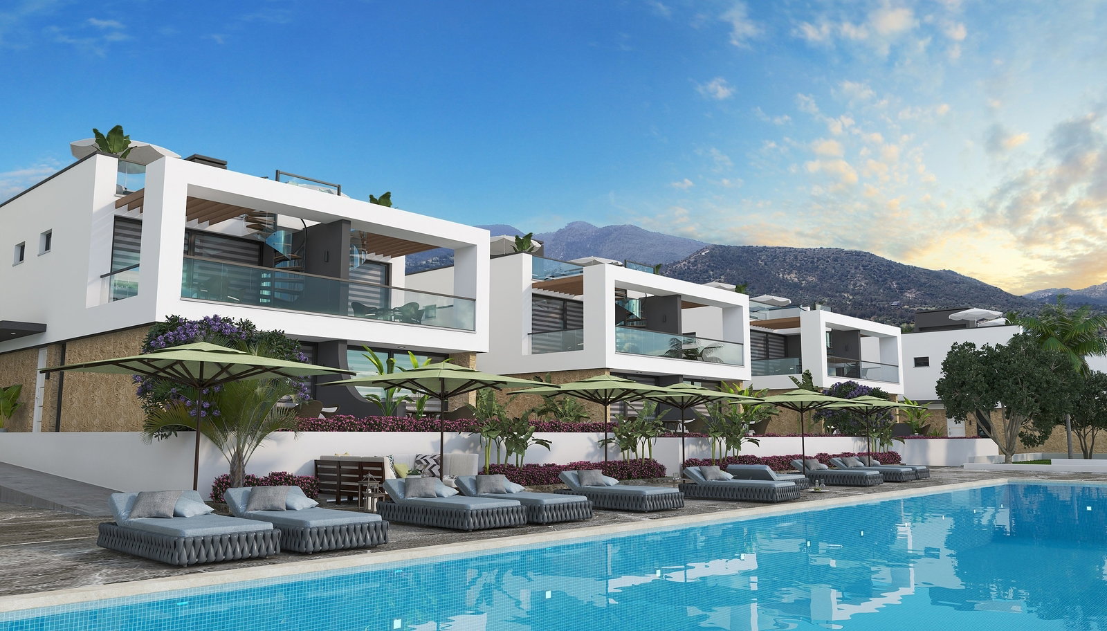 KIBRIS TATLISU CAROB HİLL PROJESİ'NDE 1+1 SATILIK DAİRE