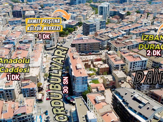 Ordu bulvarı Arka sokağı | İzban yakını | 2+1 Geniş sokak