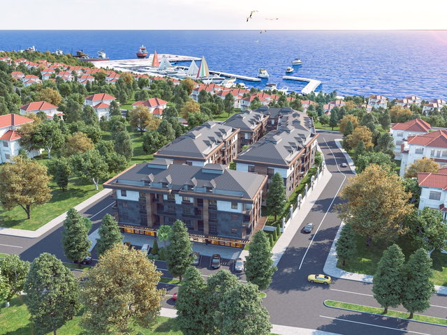 MARIN CITY'DE KİRALIK 5+2 DUBLEKS 2 GİRİŞLİ 4 BANYOLU TERASLI