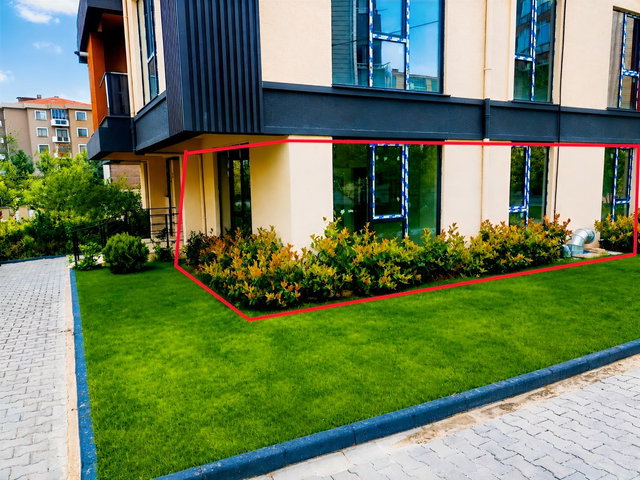 RUMELİ MAHALLESİNDE SİTE İÇERİSİNDE SATILIK 2+1 BAHÇE KATI DAİRE