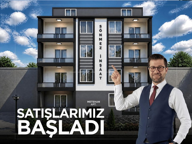 ÇINAR GRUP'DAN ÇAY ŞİRİNEVLER'DE PROJEDEN SATILIK LÜKS DAİRELER