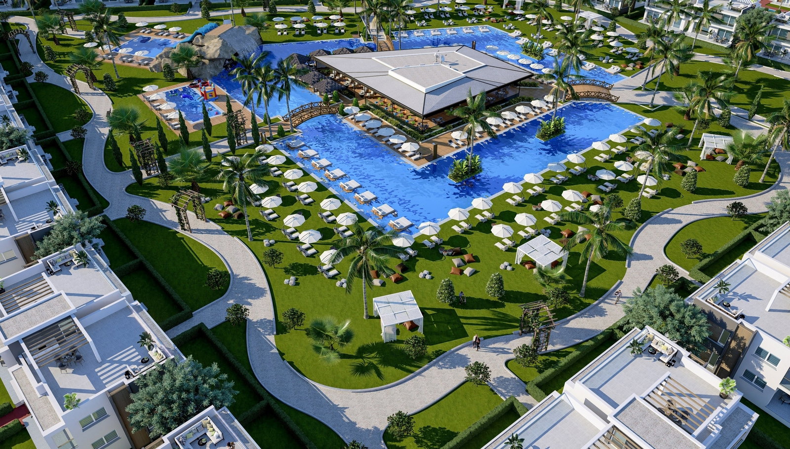 KIBRIS İSKELE FOUR SEASONS LİFE'DA 1+1 LOFT SATILIK DAİRE