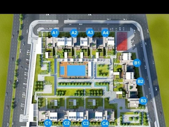 Isparta kule Uni Konut 5+1 Satılık Daire
