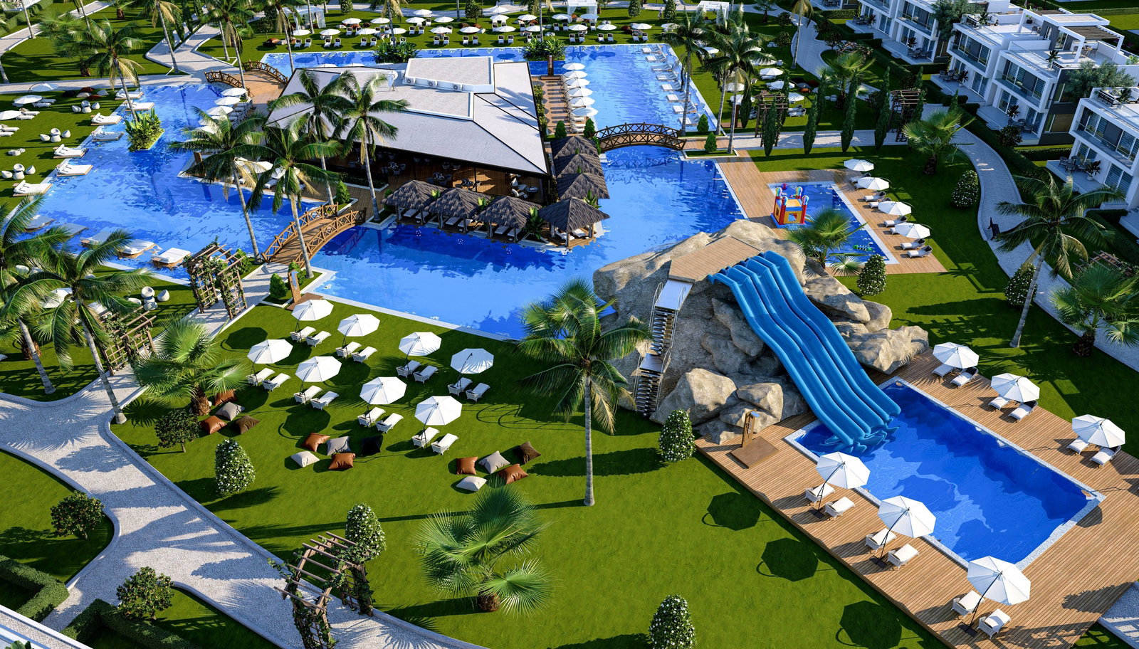 KIBRIS İSKELE FOUR SEASONS LIFETA SATILIK 2+1 DAİRE