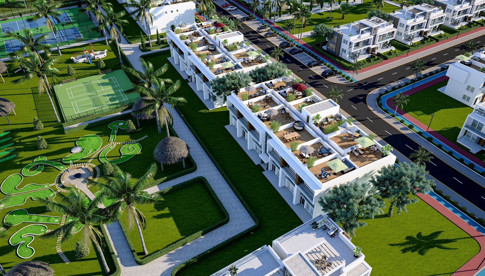 KIBRIS İSKELE FOUR SEASONS LİFE PROJESİ'NDE 2+1 SATILIK DAİRE