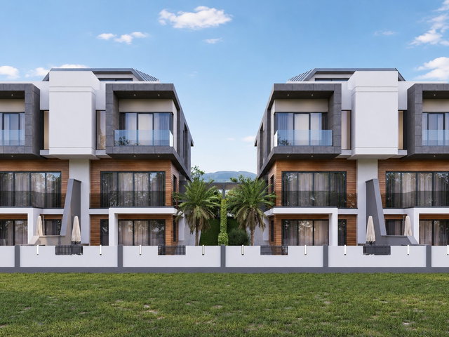 Kemerağzı Twin'de Özel Havuzlu Kapalı Otopark 210 m2 Lüks Villa