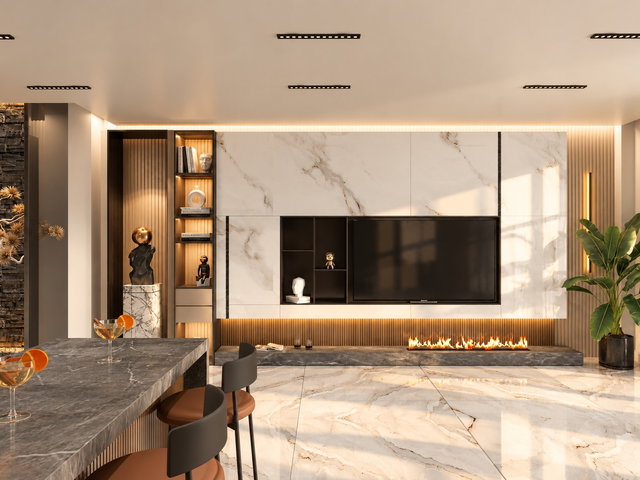 Kemerağzı Twin'de Özel Havuzlu Kapalı Otopark 210 m2 Lüks Villa